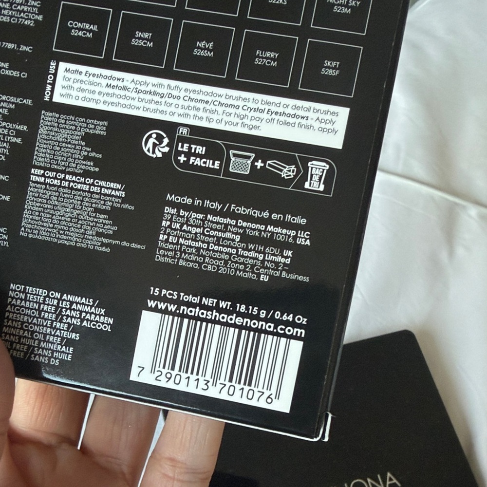 Natasha Denona Xenon Palette with Black Design - Picture 2 of 5